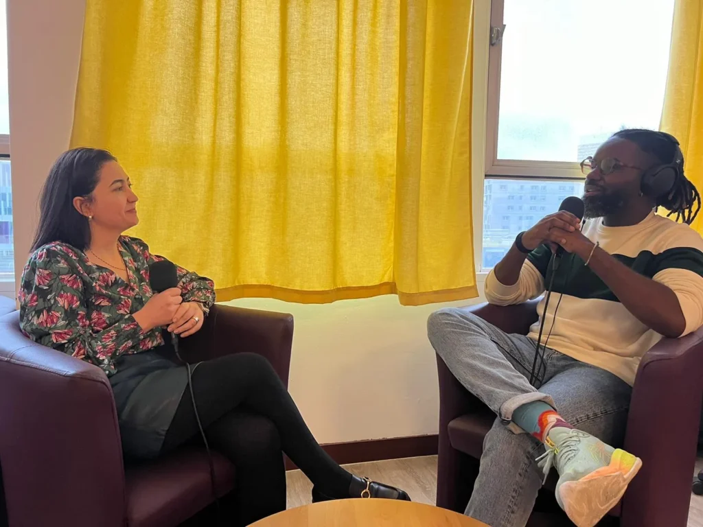 Discussion entre Hanen Kooli-Chaabane et Aristide Boukaré